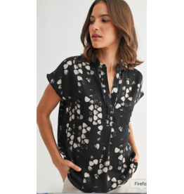 Fun2Fun Abstract Print Dolman Shirt