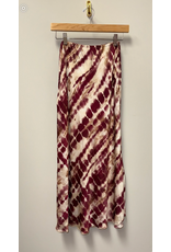 Milio Milano Abstract Tie Dy Silky Midi Skirt Milio Milano Abstract Tie Dy Silky Midi Skirt