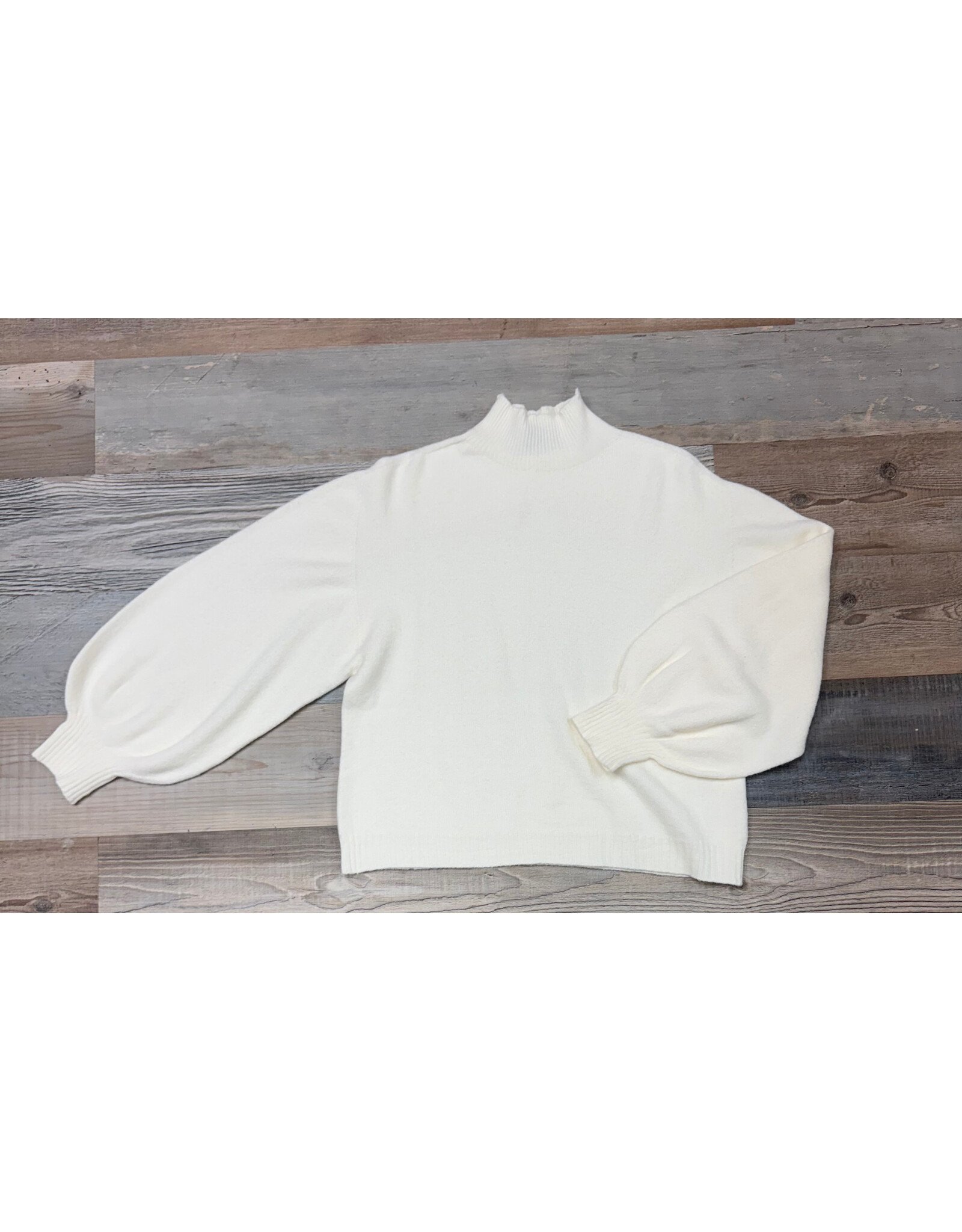 Milio Milano Bubble Sleeve Italian Long Sleeve Sweater