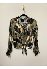 Milio Milano Watercolor Print Button Down Milio Milano Watercolor Print Button Down