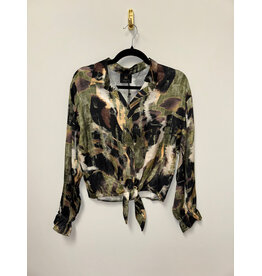 Milio Milano Watercolor Print Button Down Milio Milano Watercolor Print Button Down