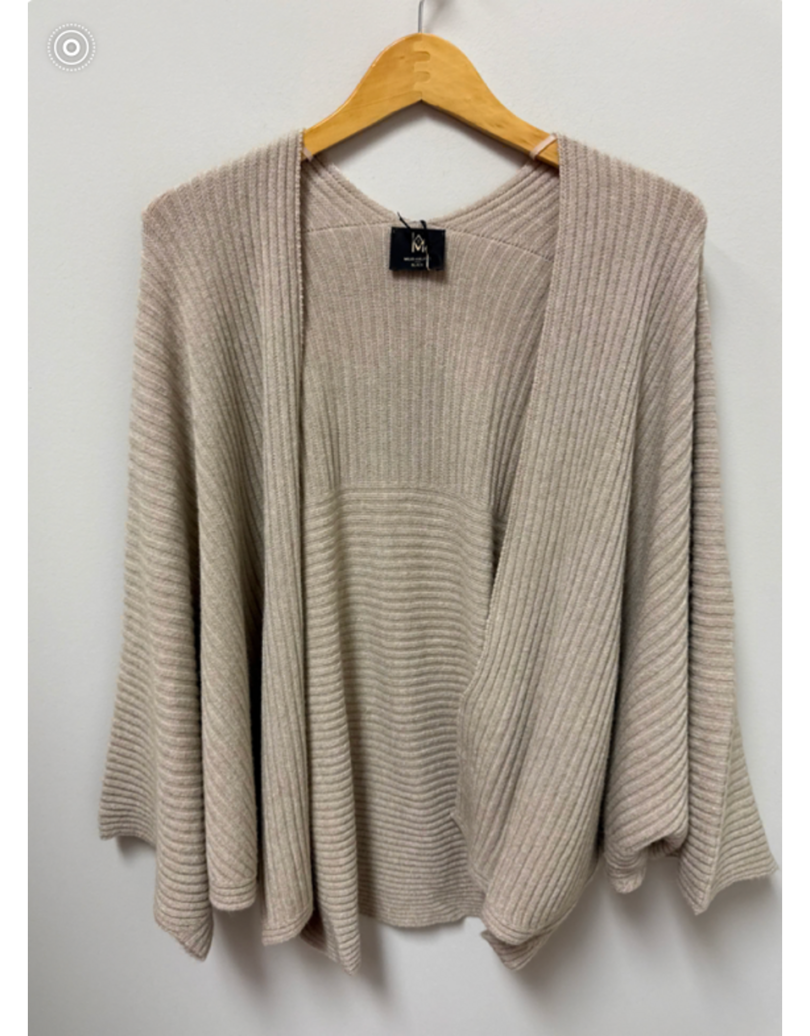 Milio Milano Ultra Soft Stripe Dolman Knit Cardigan