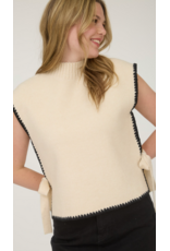 Blu Pepper Bow & Stitch Sweater Vest Blu Pepper Bow & Stitch Sweater Vest