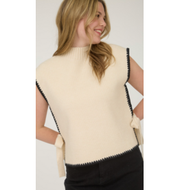 Blu Pepper Bow & Stitch Sweater Vest