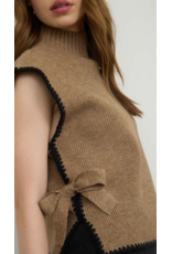 Blu Pepper Bow & Stitch Sweater Vest Blu Pepper Bow & Stitch Sweater Vest