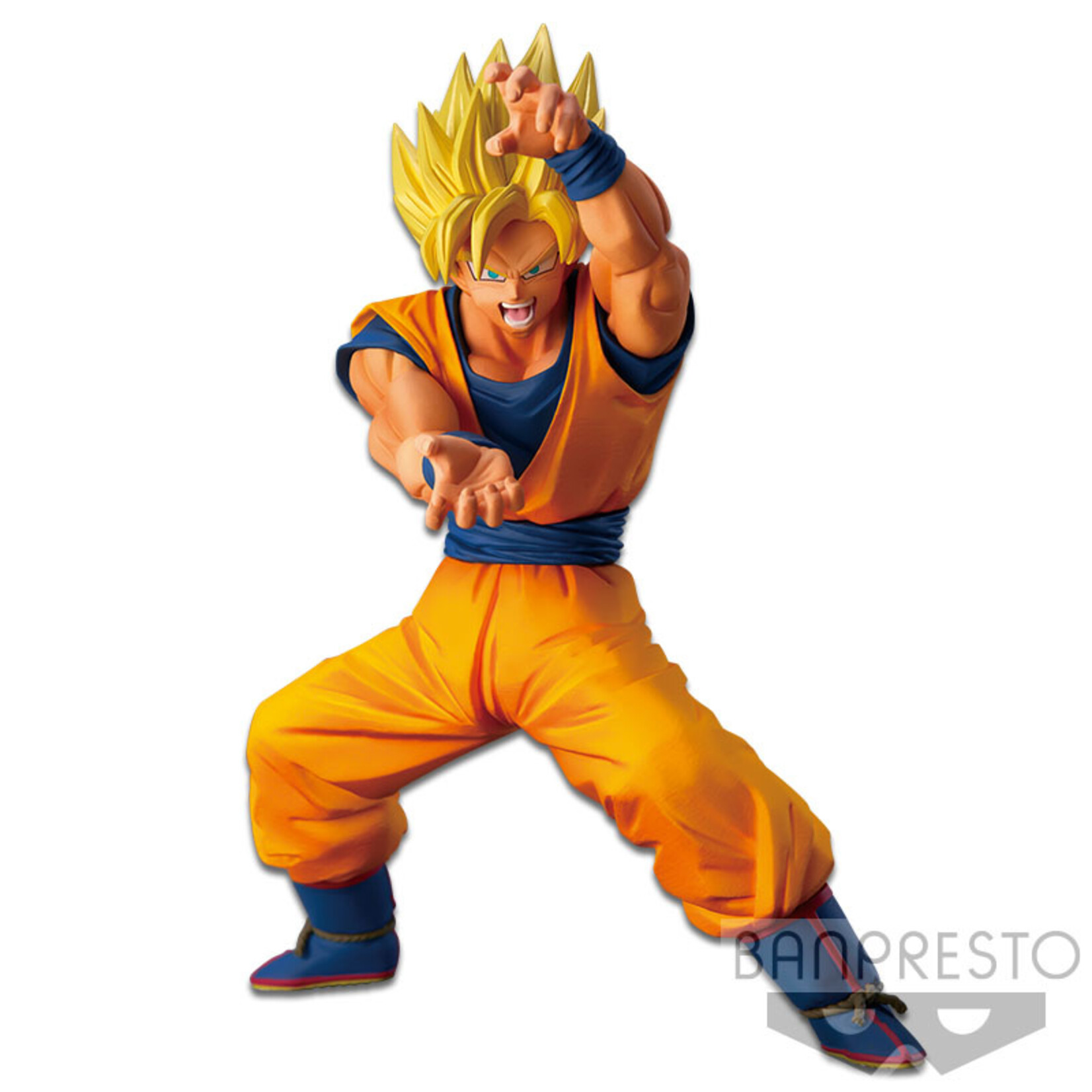 BANPRESTO Dragon Ball Z : Buyu Retsuden Choshenshiretsuden Super Saiyan Goku Collectible Figure