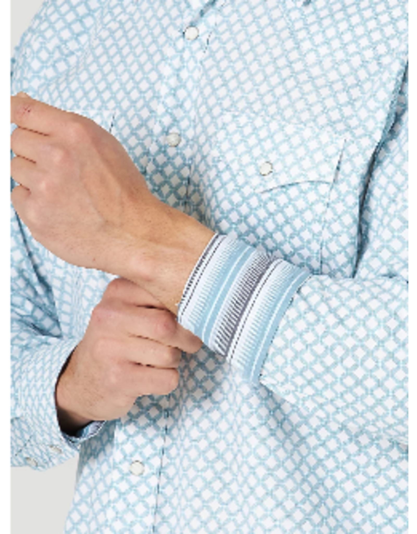 Wrangler - Men's 20X Competition Advanced Comfort Long Sleeve Plaid Shirt - MJC354B