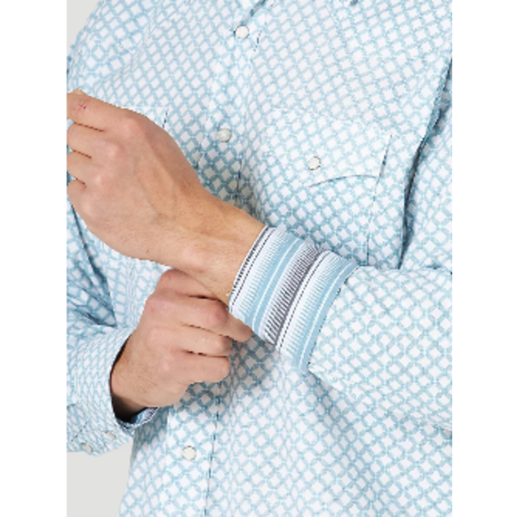 Wrangler Wrangler - Men's 20X Competition Advanced Comfort Long Sleeve Plaid Shirt - MJC354B