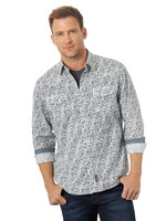 Wrangler Wrangler - Men's Retro Long Sleeve Premium Shirt - MVR593M