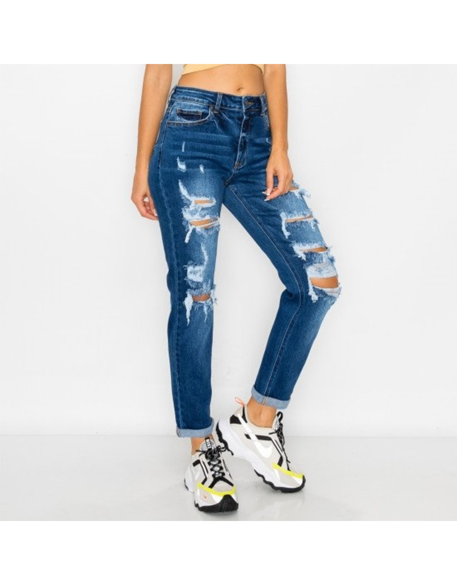 Deuk Industrialiseren invoeren WOMEN'S BOYFRIEND WAX JEANS 90252 - Oly's Home Fashion