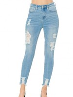 Wax Jeans WAX JEANS WOMEN HIGH-RISE SKINNY JEANS STYLE  90188