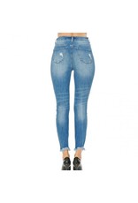WAX JEANS WOMEN HIGH-RISE SKINNY JEANS STYLE  90188