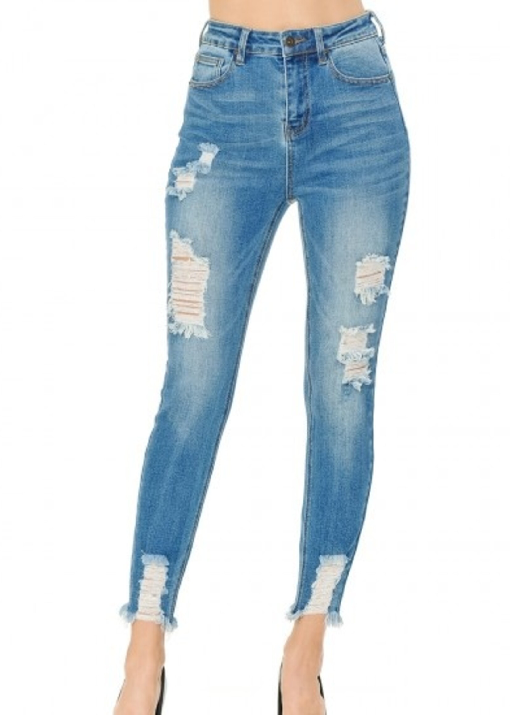 Wax Jeans WAX JEANS WOMEN HIGH-RISE SKINNY JEANS STYLE  90188