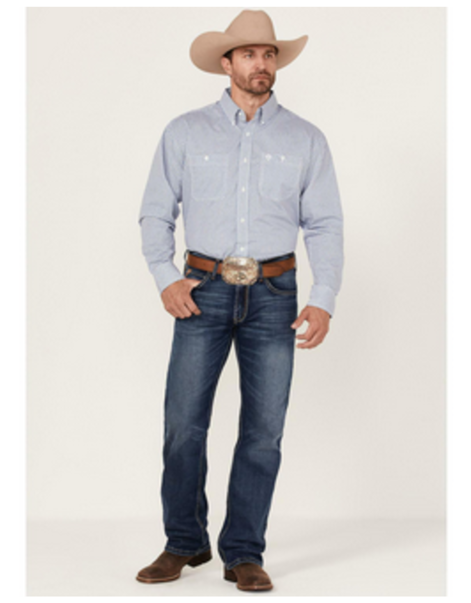 Wrangler - Men's George Strait Collection Long Sleeve Shirt - 112314984
