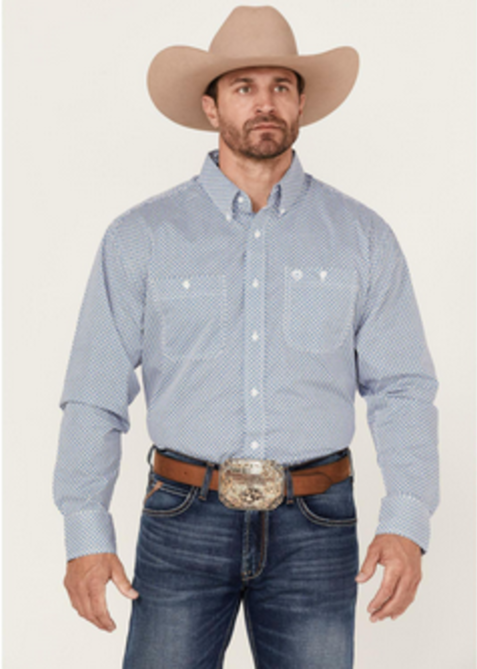 Wrangler Wrangler - Men's George Strait Collection Long Sleeve Shirt - 112314984