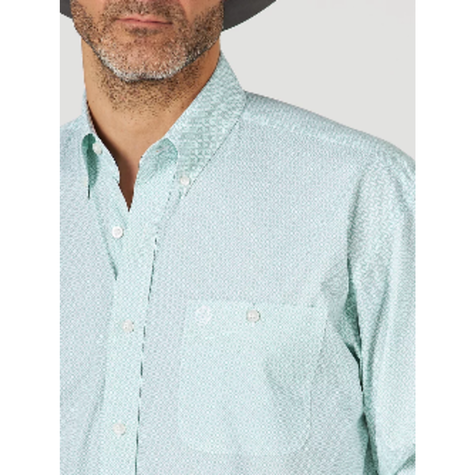 Wrangler Wrangler - Men's George Strait Collection Short Sleeve Button Down Shirt - MGSQ966