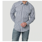 Wrangler Wrangler - Men's Wrinkle Resist Long Sleeve Shirt Relaxed Fit- 112314901