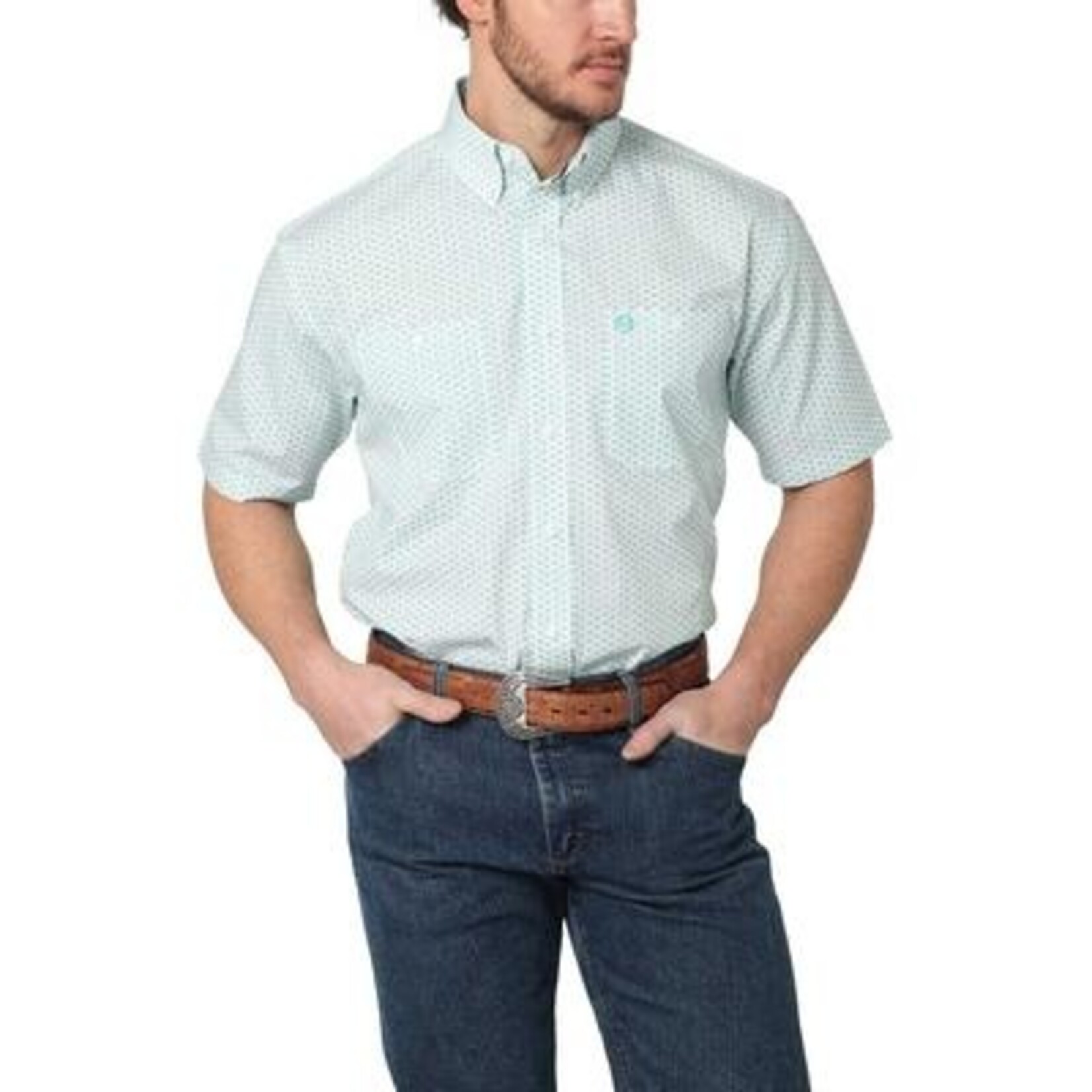 Wrangler Wrangler - Men's George Strait Collection Short Sleeve Shirt - 112314990