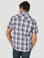 Wrangler Wrangler - Men's retro Short Sleeve Snap Plaid Shirt - MV4034P