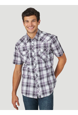 Wrangler - Men's retro Short Sleeve Snap Plaid Shirt - MV4034P