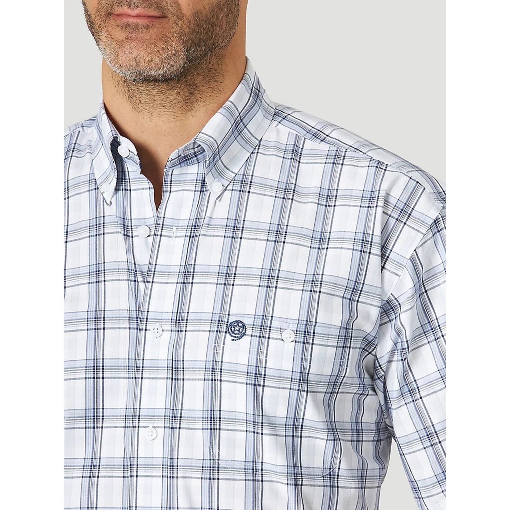 Wrangler Wrangler - Men's George Strait Collection Short Sleeve Button Down Shirt - MGSN953