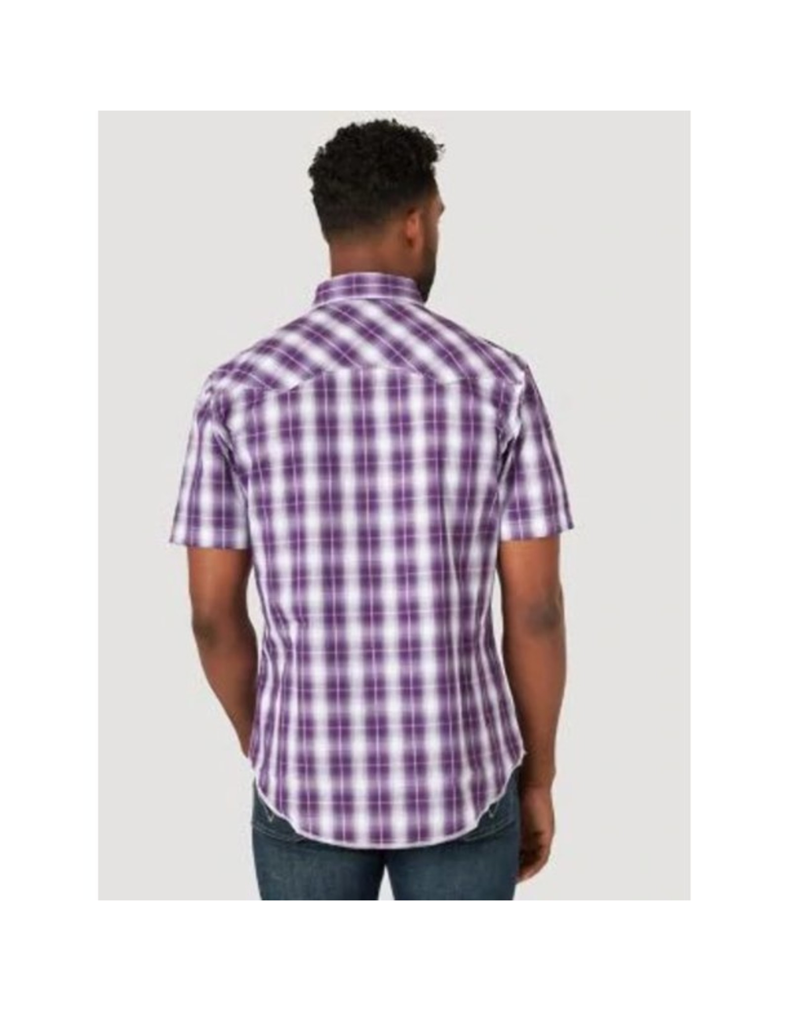 Wrangler - Men's Fashion Snap Short Sleeve Shirt - MVG347P