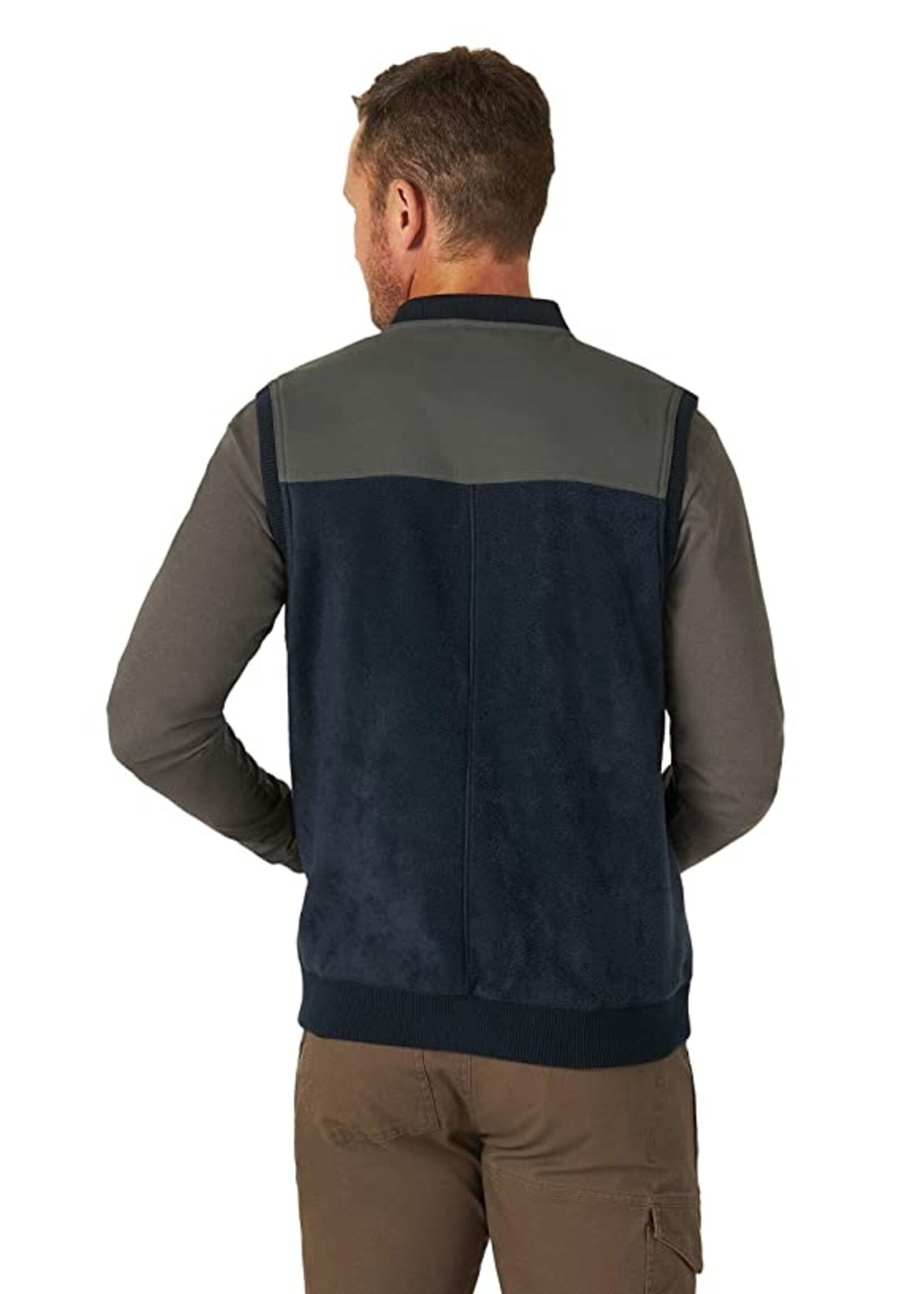 Wrangler - Men's ATG X Fleece Bomber Vest - NSV35DS - Oly's Home Fashion