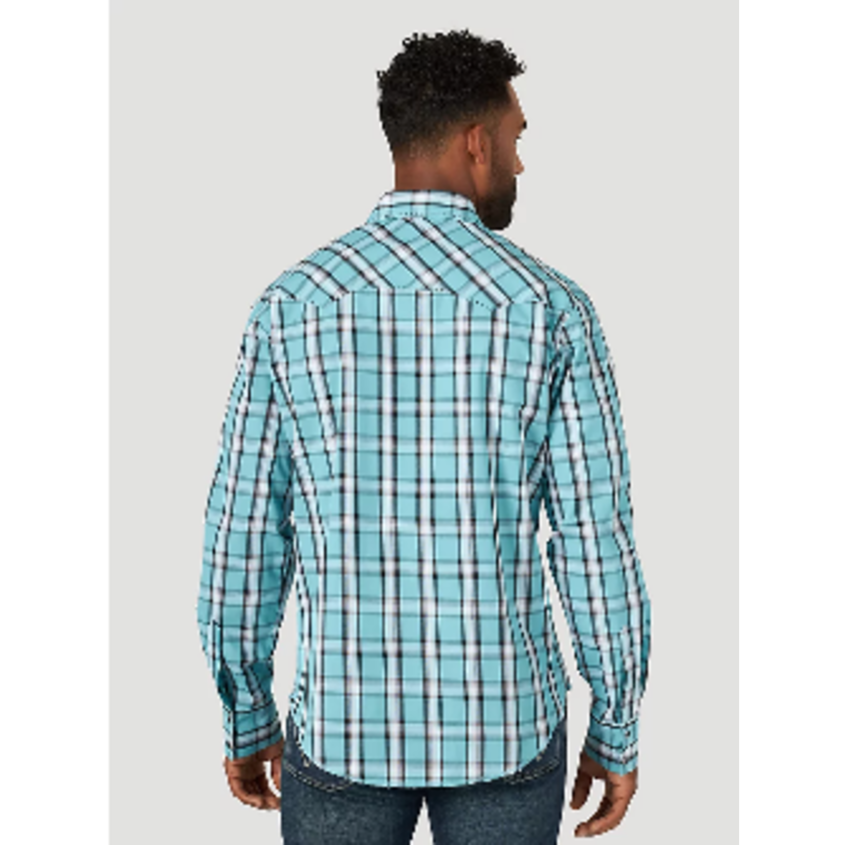 Wrangler Wrangler - Men's Long Sleeve Fashion Western Plaid Shirt - MVG343Q