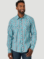 Wrangler Wrangler - Men's Long Sleeve Fashion Western Plaid Shirt - MVG343Q