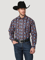 Wrangler Wrangler - Men's Checotah Long Sleeve Snap Shirt Print - 112314825