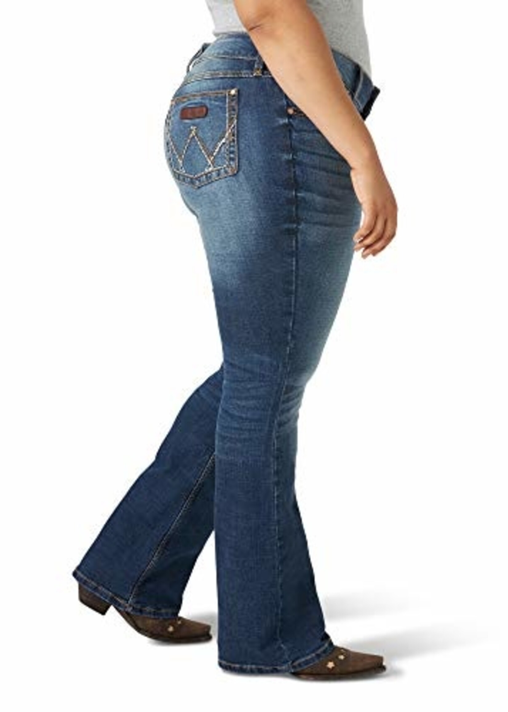 Wrangler Women's Mae Mid Rise Bootcut Jean 112315026