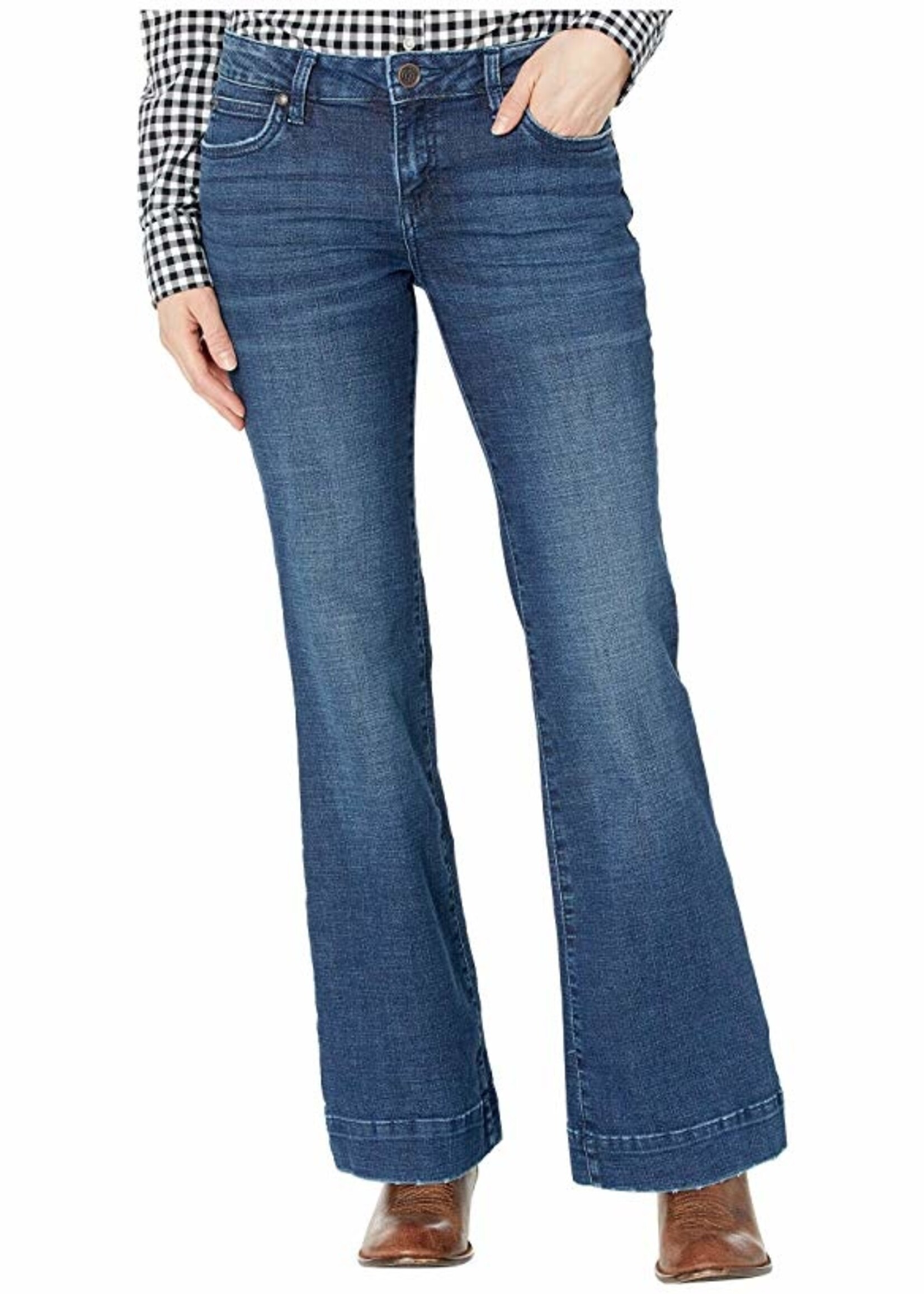 Wrangler Retro® Ladies' Mid Rise Mae Trousers-Sophia