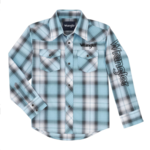 Wrangler Wrangler - Boys Logo Long Sleeve Shirt - BP1351B