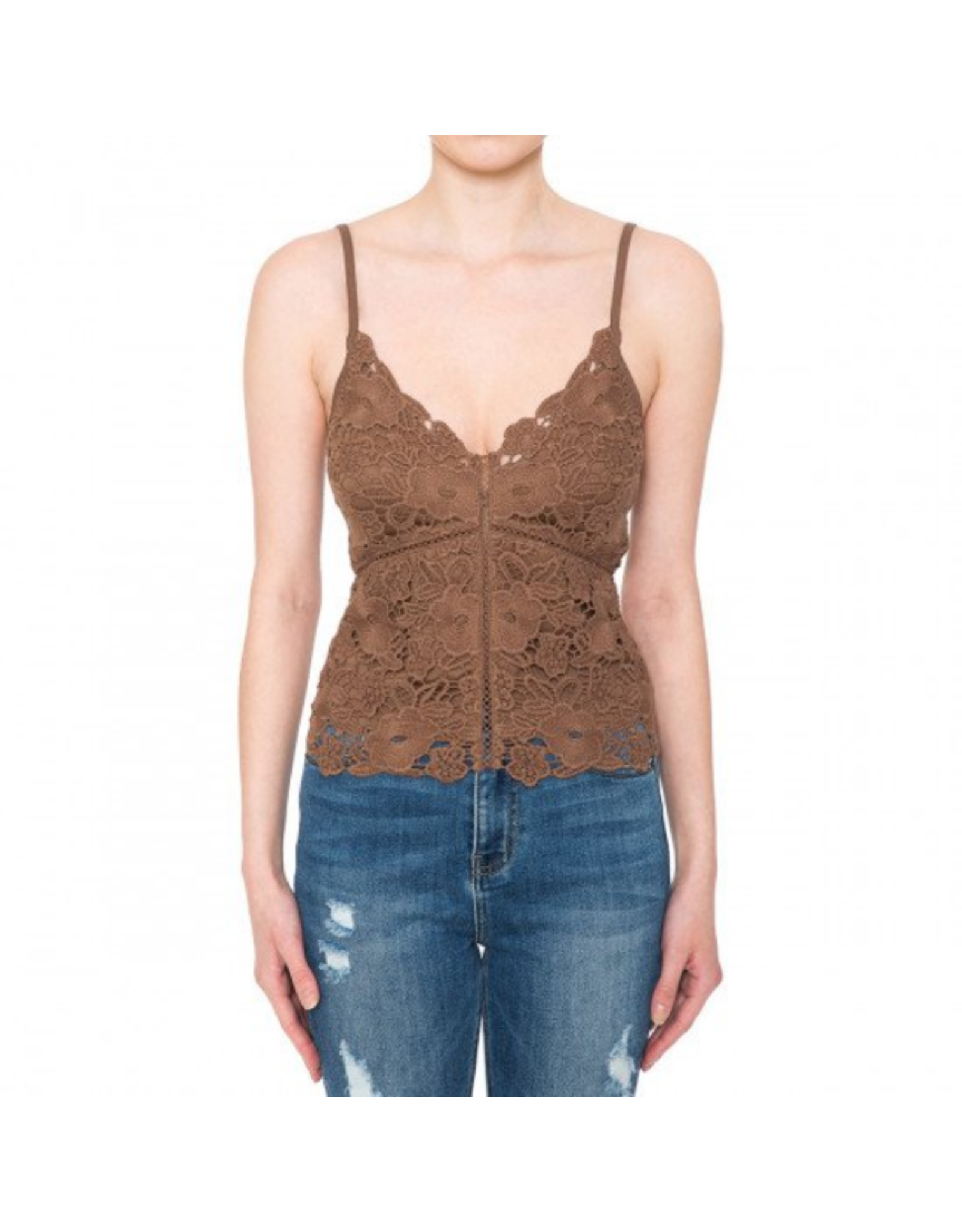 Ambiance Womans Lace Tank Top - 65942