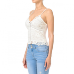 Ambiance Apparel Womans Lace Tank Top - 65942