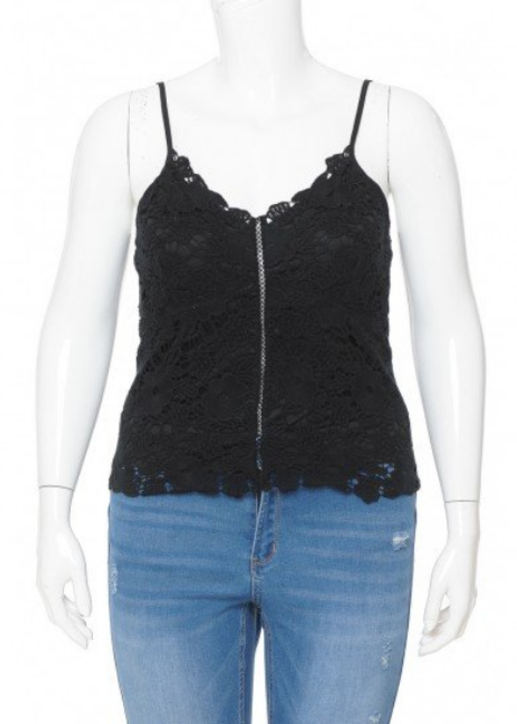 Ambiance Womans Lace Tank Top - 65942XL