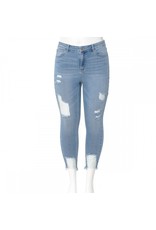 Wax Jeans - Womens Plus Size Distressed Jeans - 90188XL