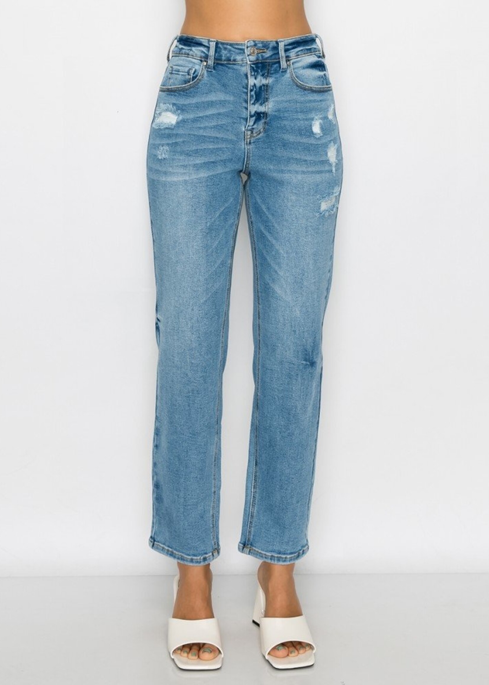 Wax Jeans Women SLIM STRAIGHT 90247 - Oly's Home Fashion