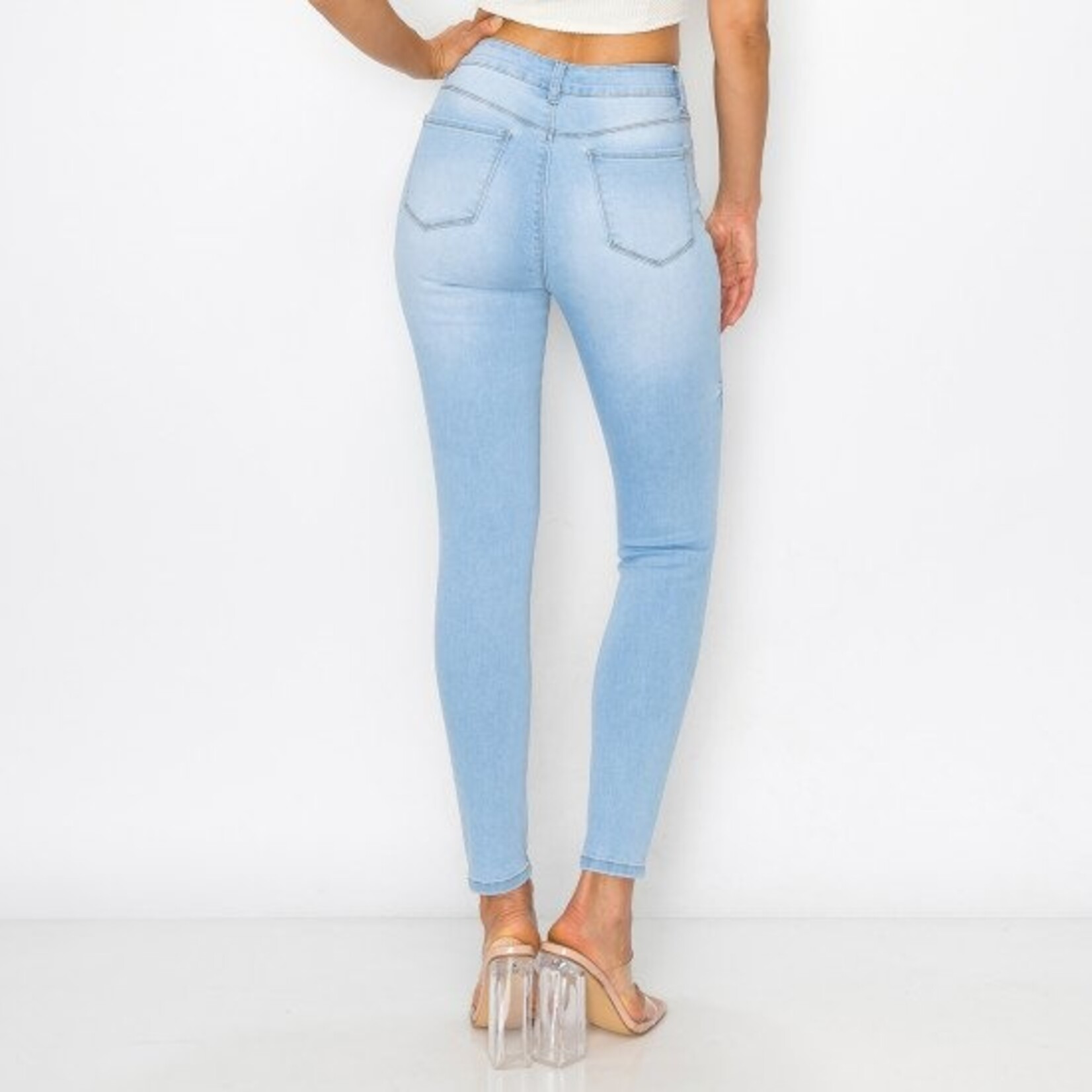 Wax Jeans Wax Jeans - Basic Five Pocket Skinny W/ Side Tacks - 90286