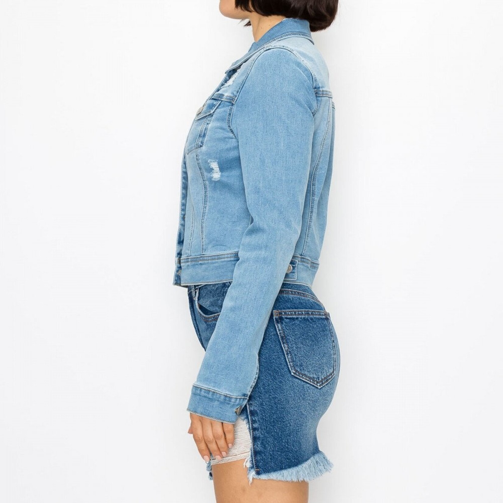 Wax Jeans Wax Jeans - Women's Destructed Jacket - 90273