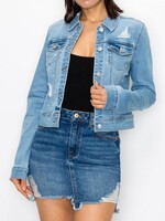 Wax Jeans Wax Jeans - Women's Destructed Jacket - 90273