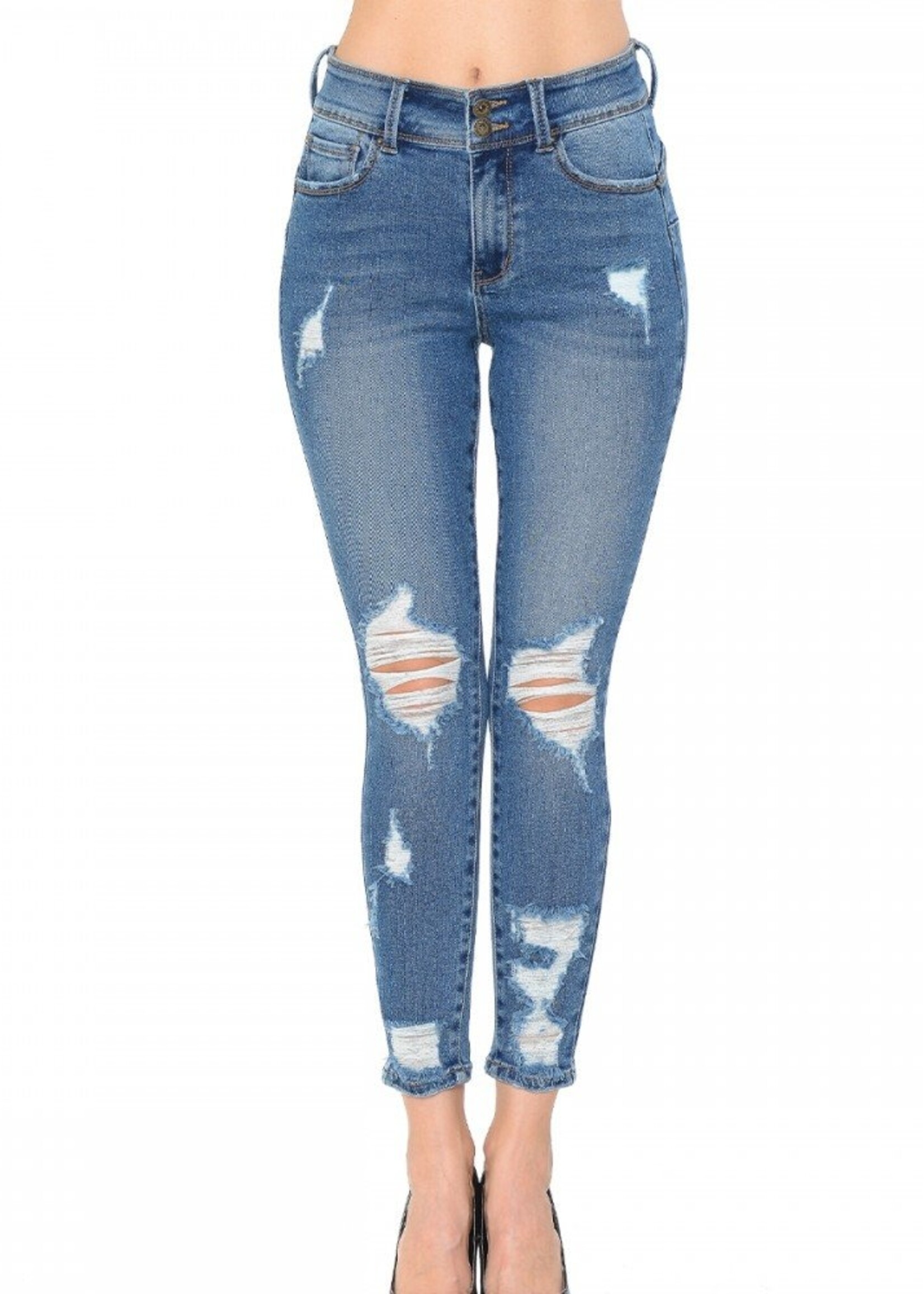 Wax Jeans Women Ripped Wax Jeans 90217