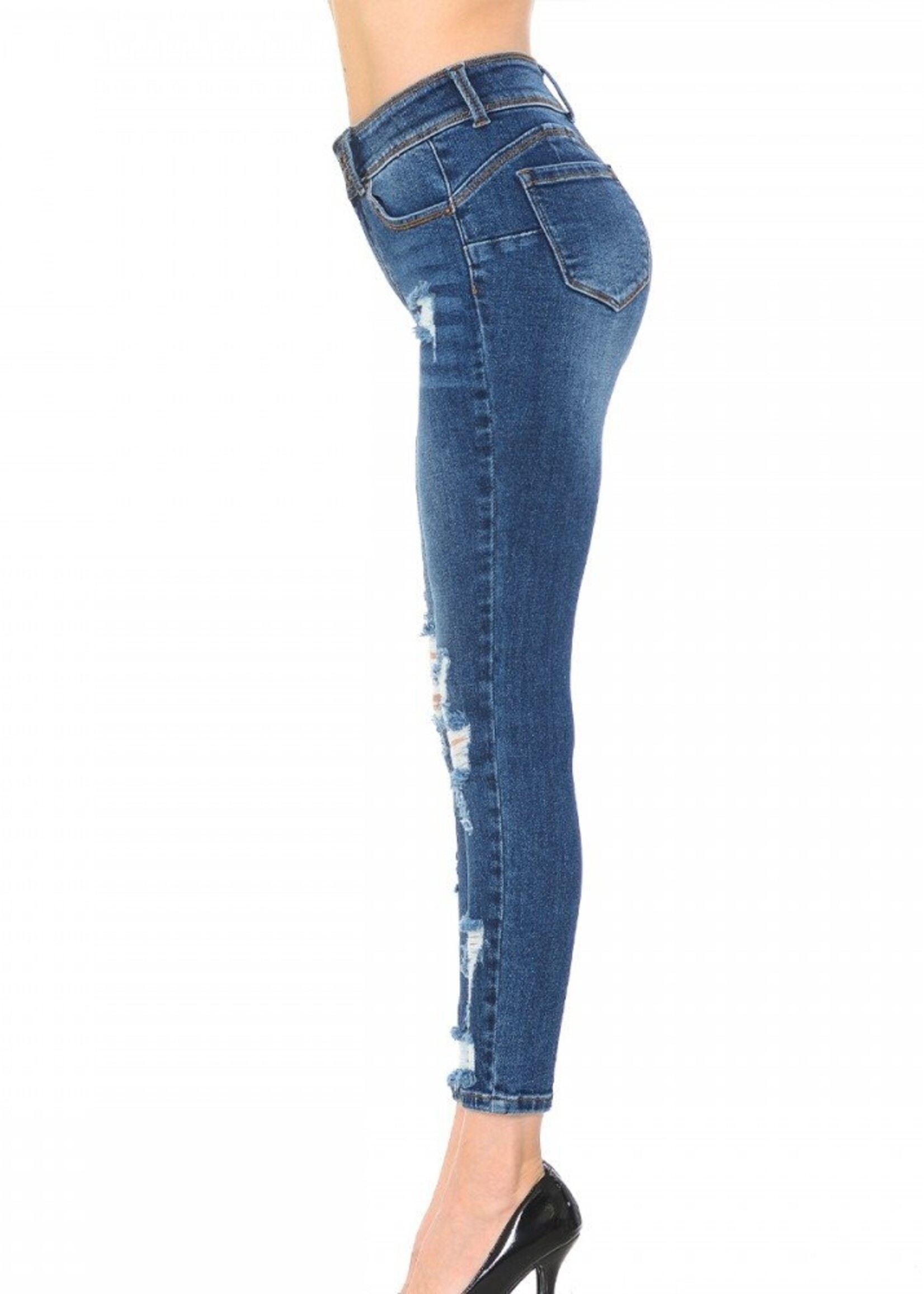 Wax Jeans Women Ripped Wax Jeans 90217