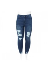 WAX JEANS Women Plus Size Ripped Jeans 90179XL