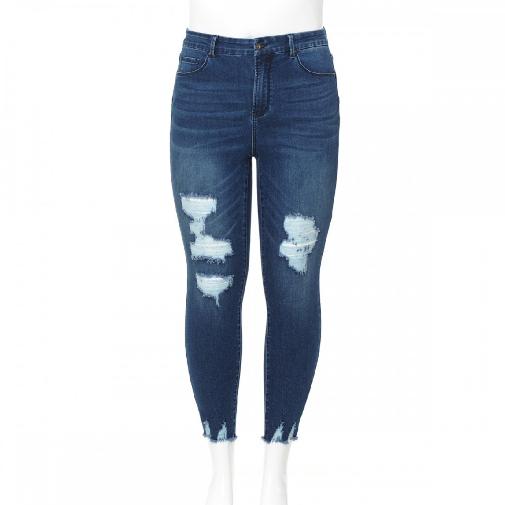 Wax Jeans WAX JEANS Women Plus Size Ripped Jeans 90179XL