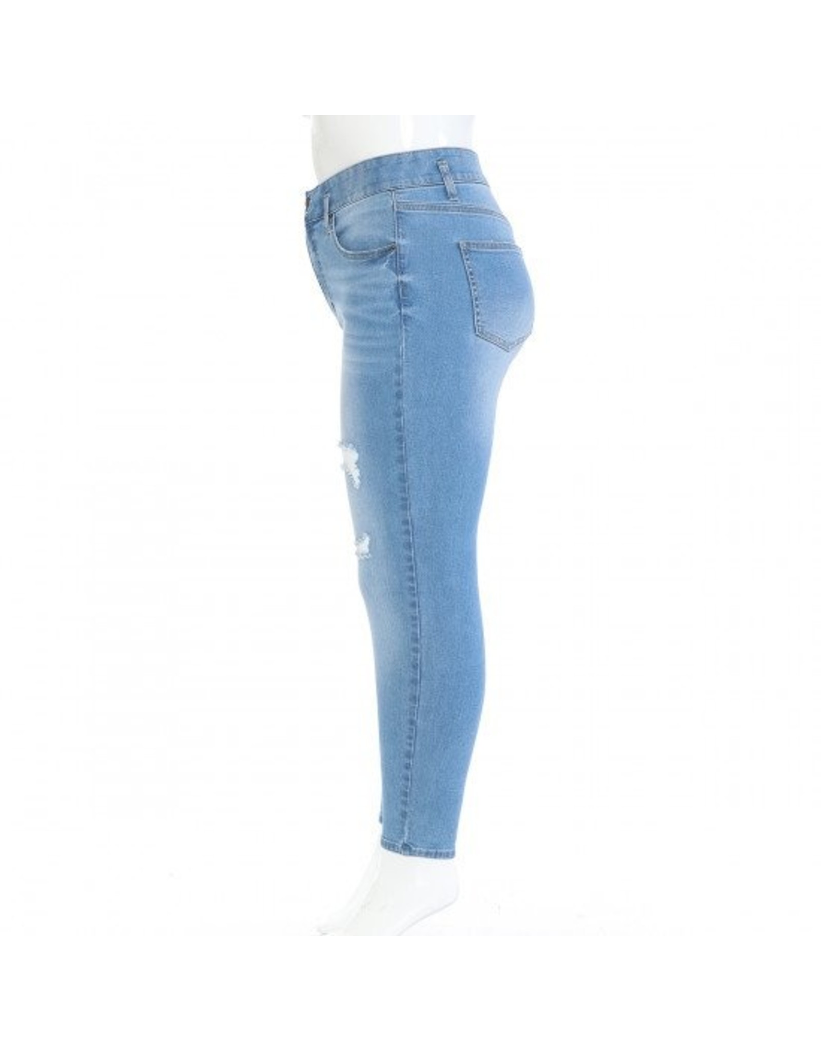 Women's High Waisted & Tummy Slimming Jeans - 90219Xl
