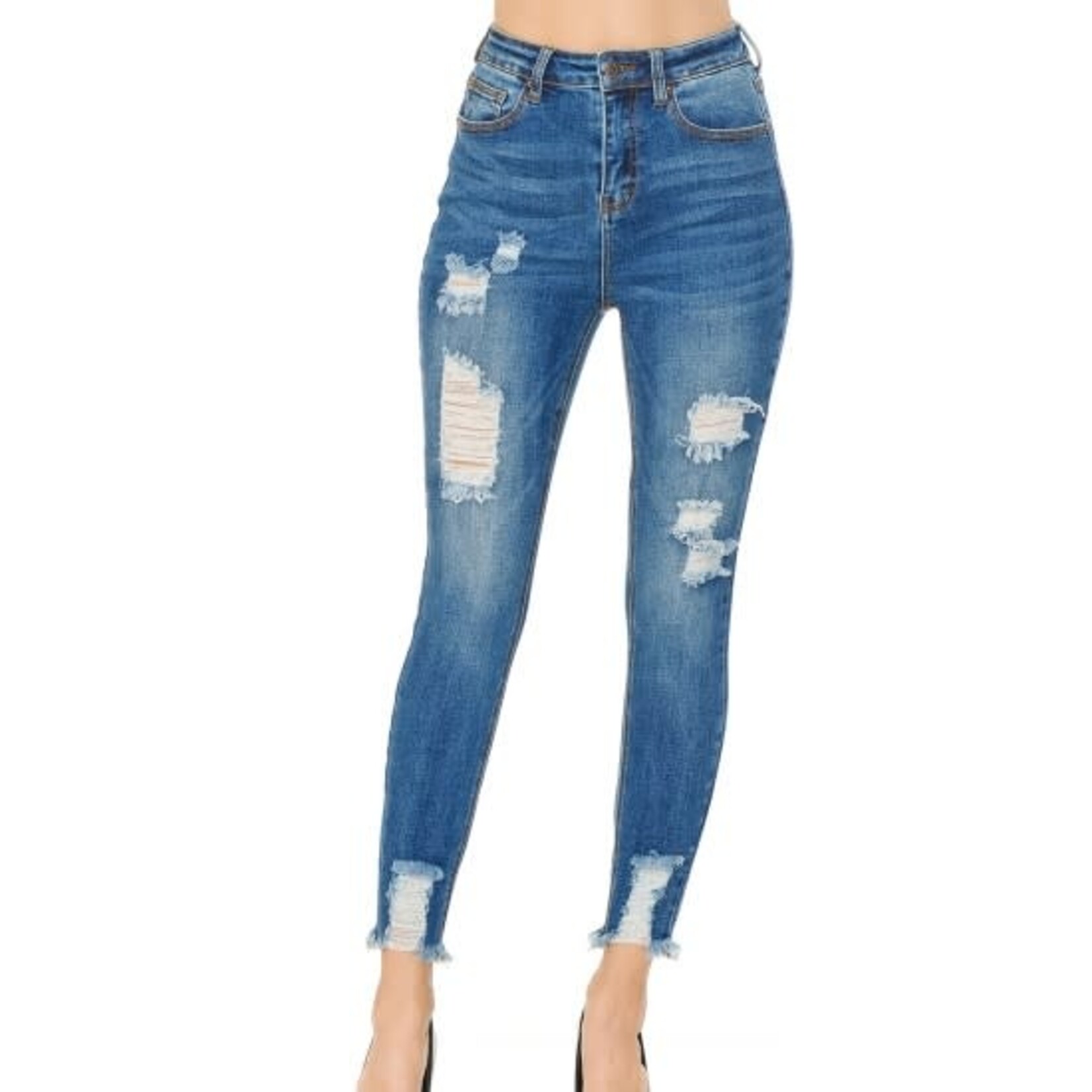 Wax Jeans WAX JEANS WOMEN HIGH-RISE SKINNY JEANS STYLE  90188