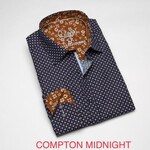 SUGAR Sugar- Men's Print Dress Shirt Compton