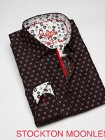 SUGAR Sugar- Men's Print Dress Shirt Stockton