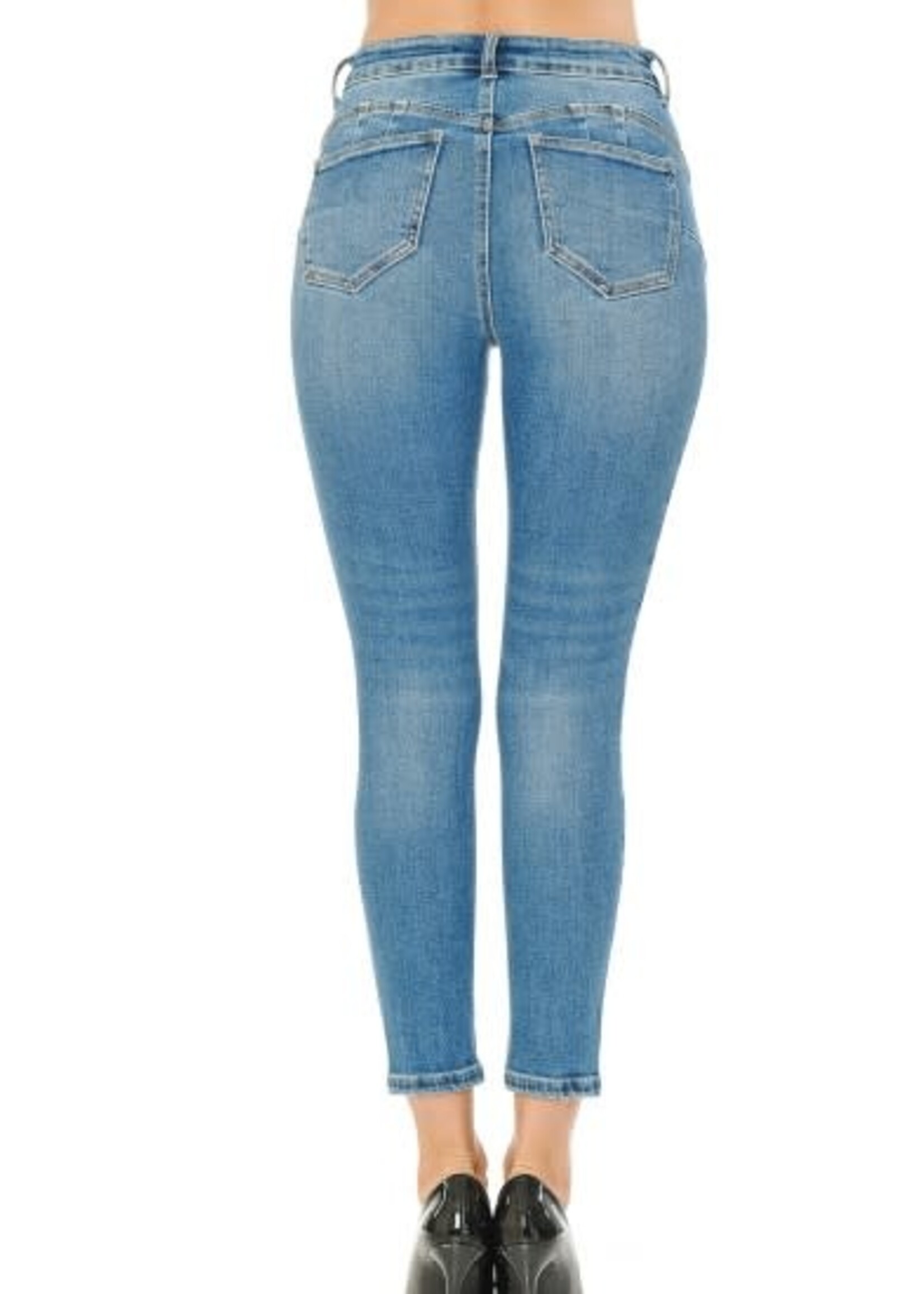 Women High Rise Push Up Jeans - 90800 - Oly's Home Fashion